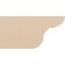 Ekena Millwork 2in. W x 6in. H x 12in. L Carmel Woodgrain TimberThane Rafter Tail, Primed Tan RFTUR02X06X12CARRCPR - alternate 2